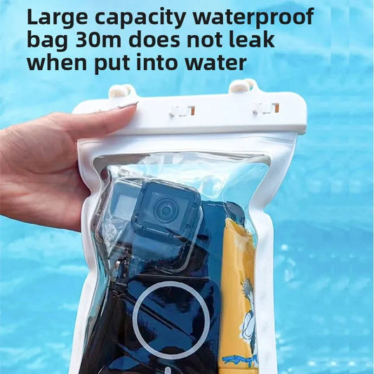waterproof phone bag phone armbands and pouches swimming bag phone large waterproof case under water diving phone case pack Peaceful Pleasures Health and Wellness