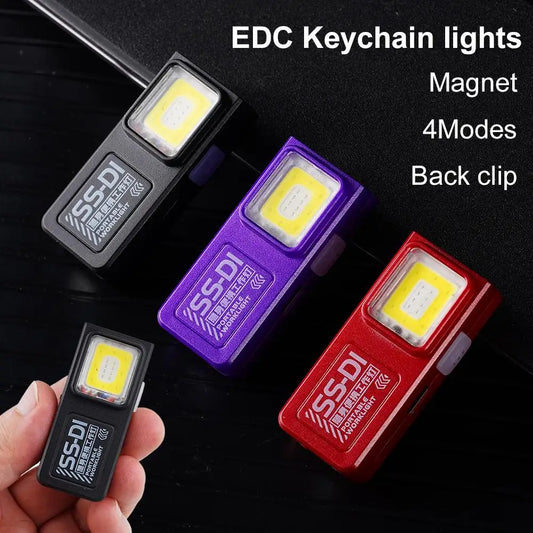 Mini USB Rechargeable LED Keychain Flashlight | 600 Lumen LED Keychain Flashlight Peaceful Pleasures Health and Wellness