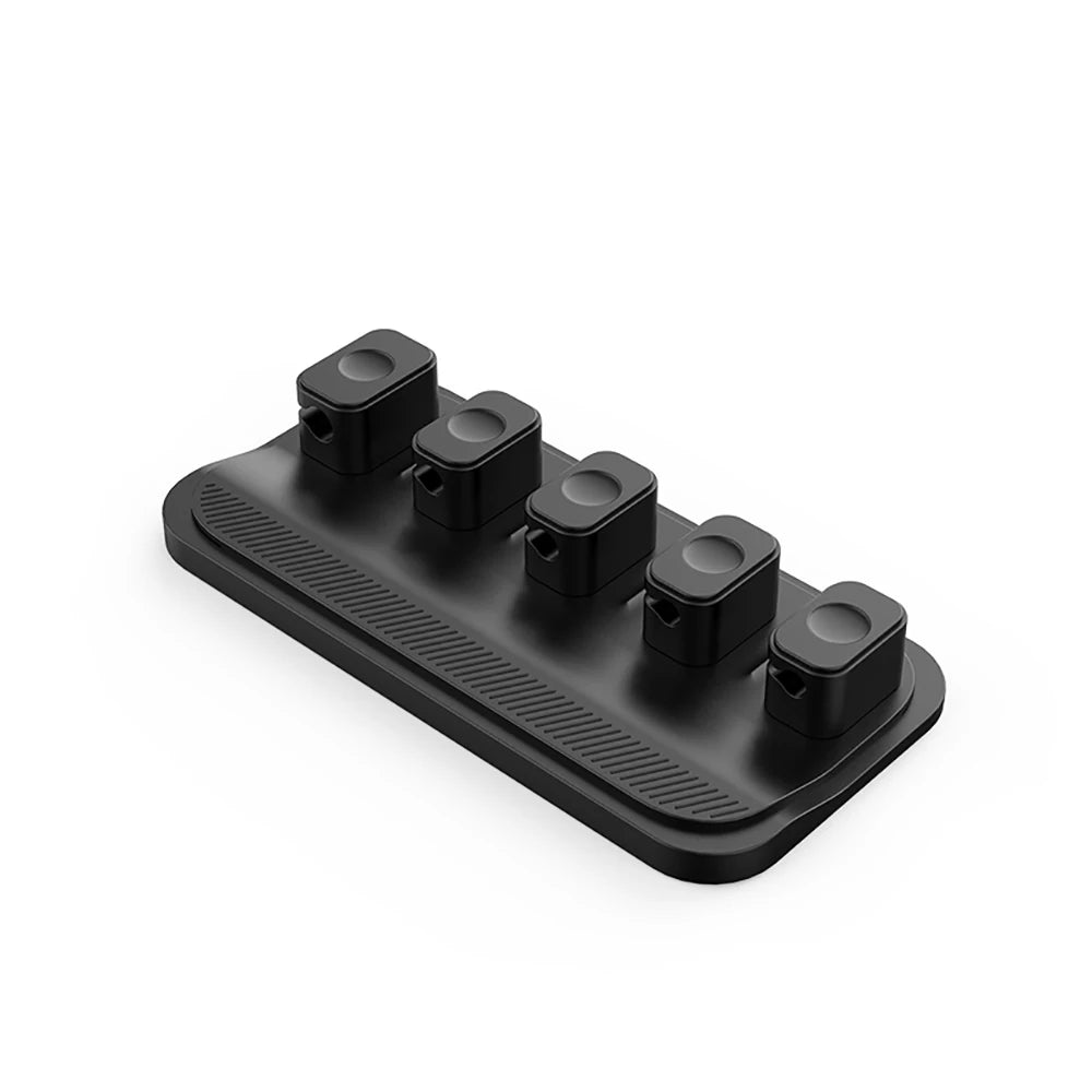 Magnetic Cable Holder Clips 5PCS – Self-Adhesive Cord Keeper