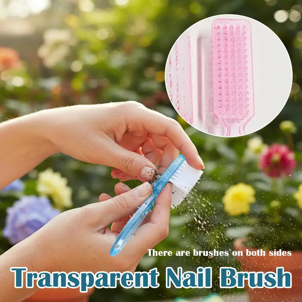 Deep Cleaning Nail Scrubber Brush – Fingernail & Toenail Cleaner with Ergonomic Handle (1/2pcs) Peaceful Pleasures Health and Wellness