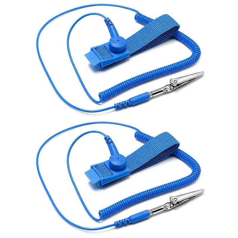 Anti-Static ESD Wrist Strap Grounding Band with Alligator Clip