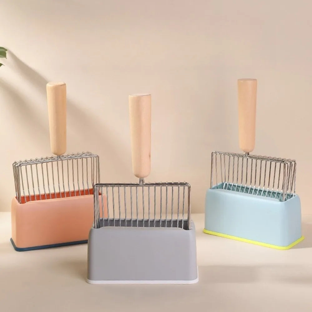 Cat Litter Scoop Set: Fine-Mesh, Thickened, Large Size – The Ultimate Cat Litter Scoop, Plastic Pet Supplies Peaceful Pleasures Health and Wellness