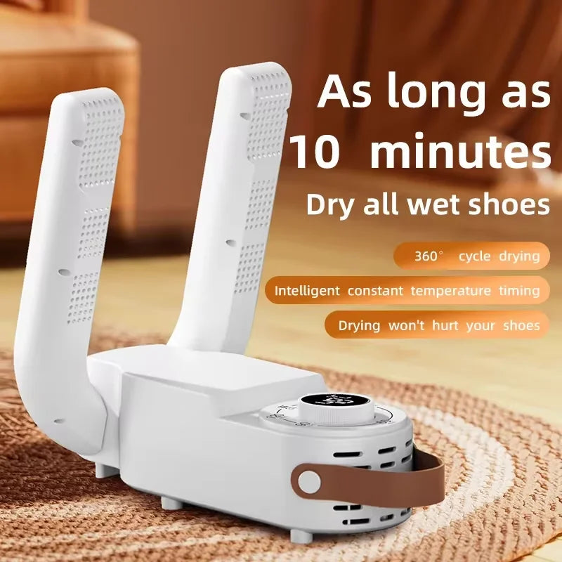 Electric Shoe Dryer with Timer – Deodorizing & Warming