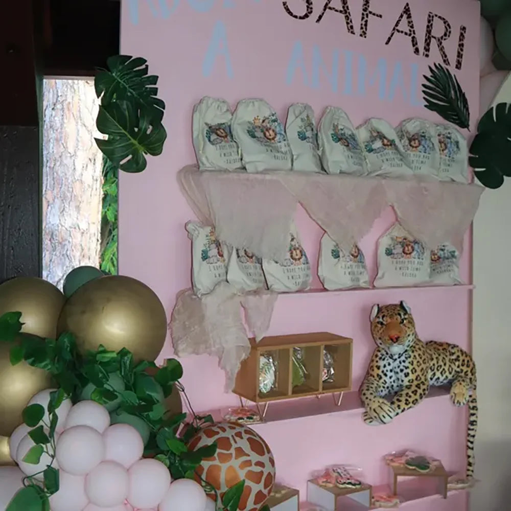 Personalized Jungle Safari Party Favor Bags | 5/10/20 Pack