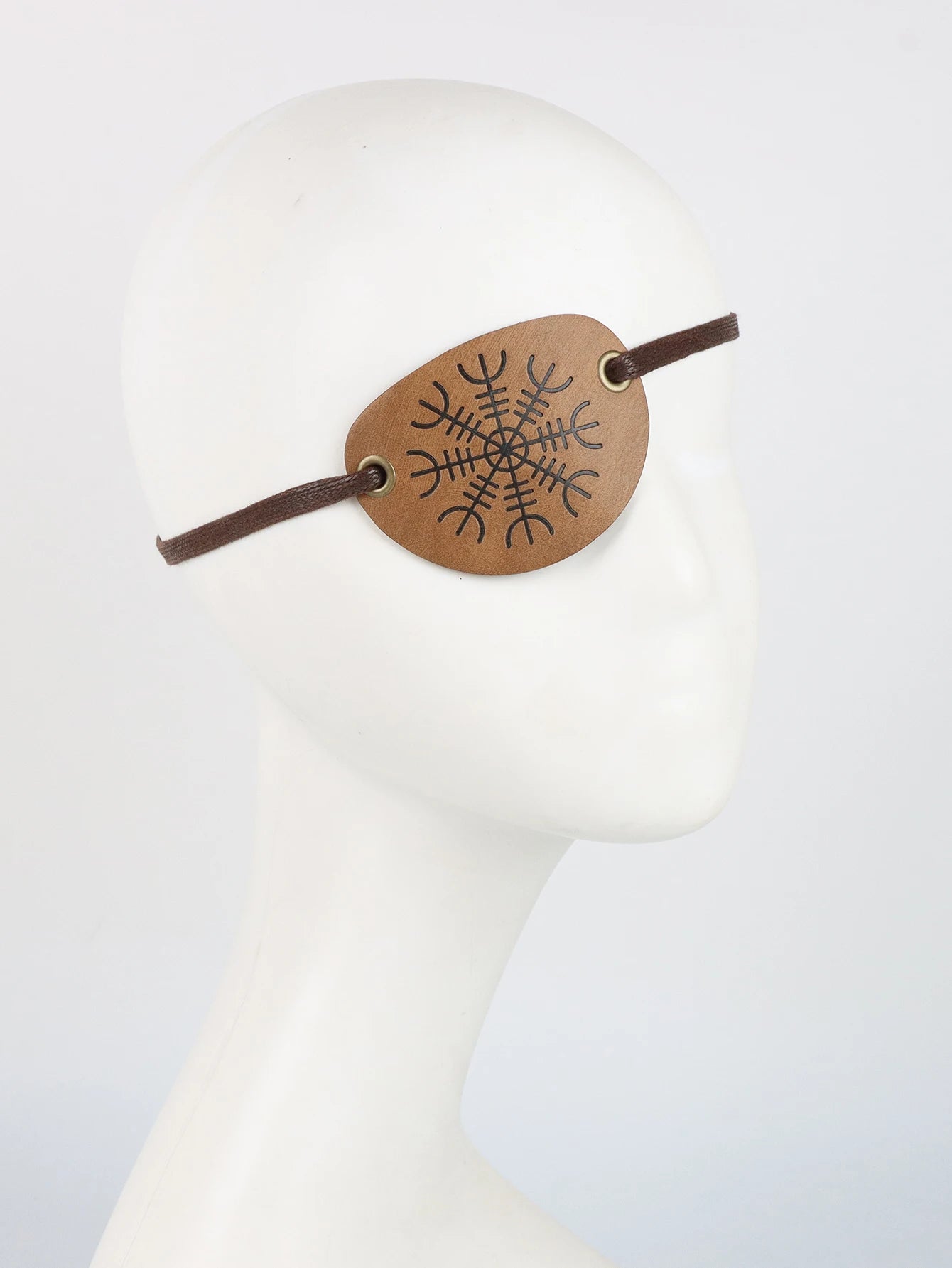 Medieval Steampunk Viking Knight Pirate Vintage Black Faux Leather