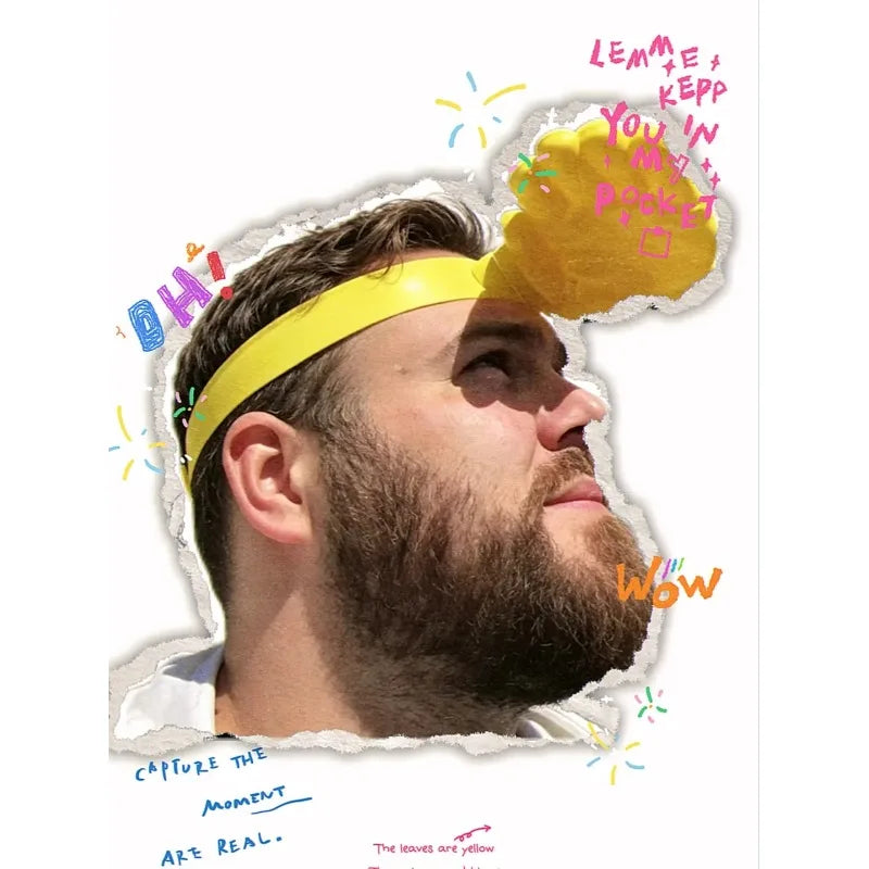 Funny Big Yellow Sun Hat | Creative Hand Visor for Selfies