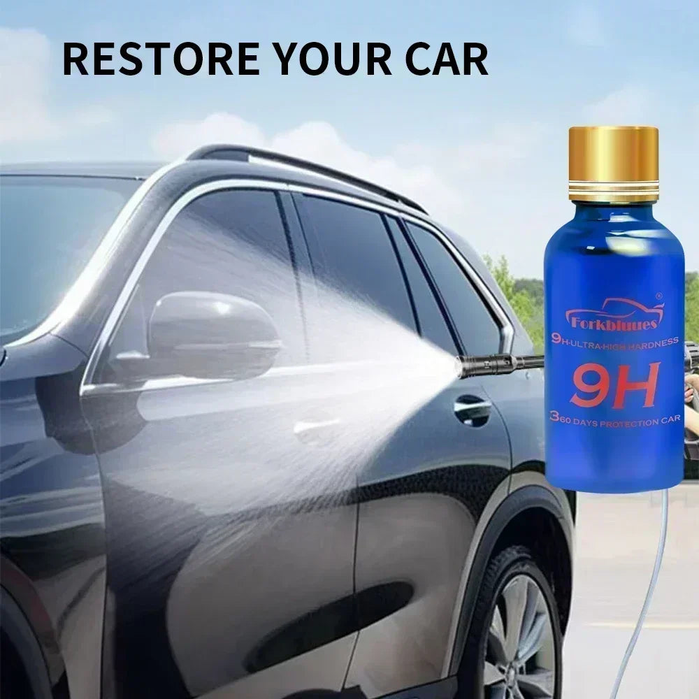3PCS 9H Car Liquid Ceramic Coat Super Hydrophobic Glass Coating Set Polysiloxane and Nano materials Ceramics For Cars Peaceful Pleasures Health and Wellness
