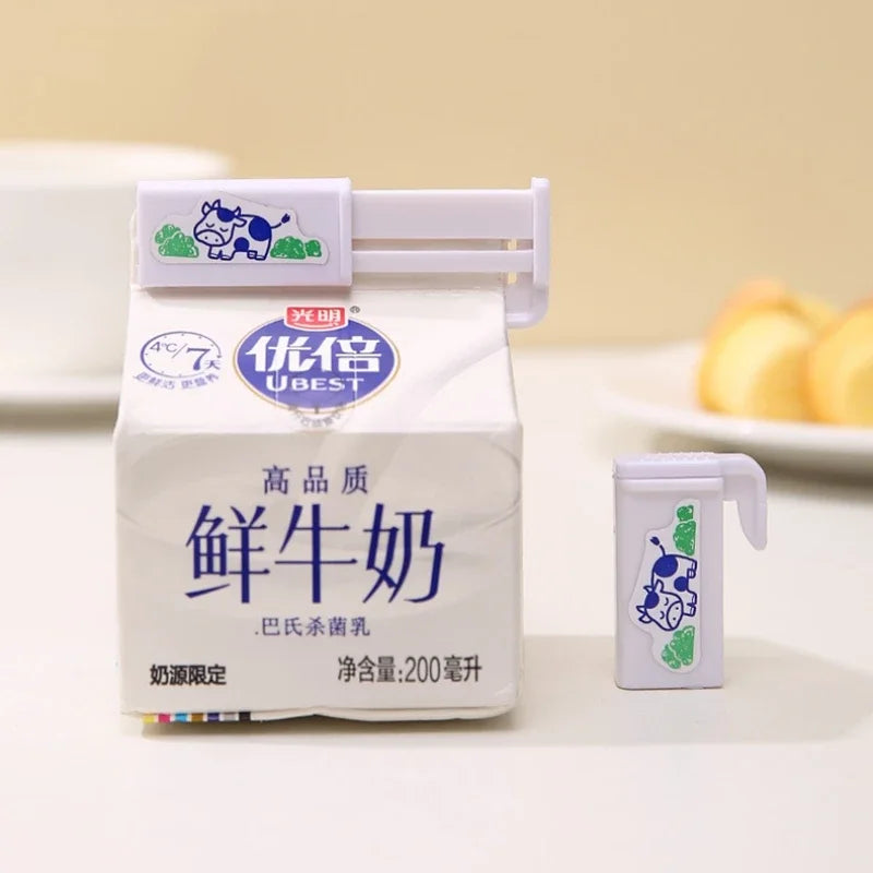 Milk Sealing Clips Household Kitchen Small Accessories Milk Box Light Cream Sealing Clip Plastic Telescopic Preservation Clip Peaceful Pleasures Health and Wellness