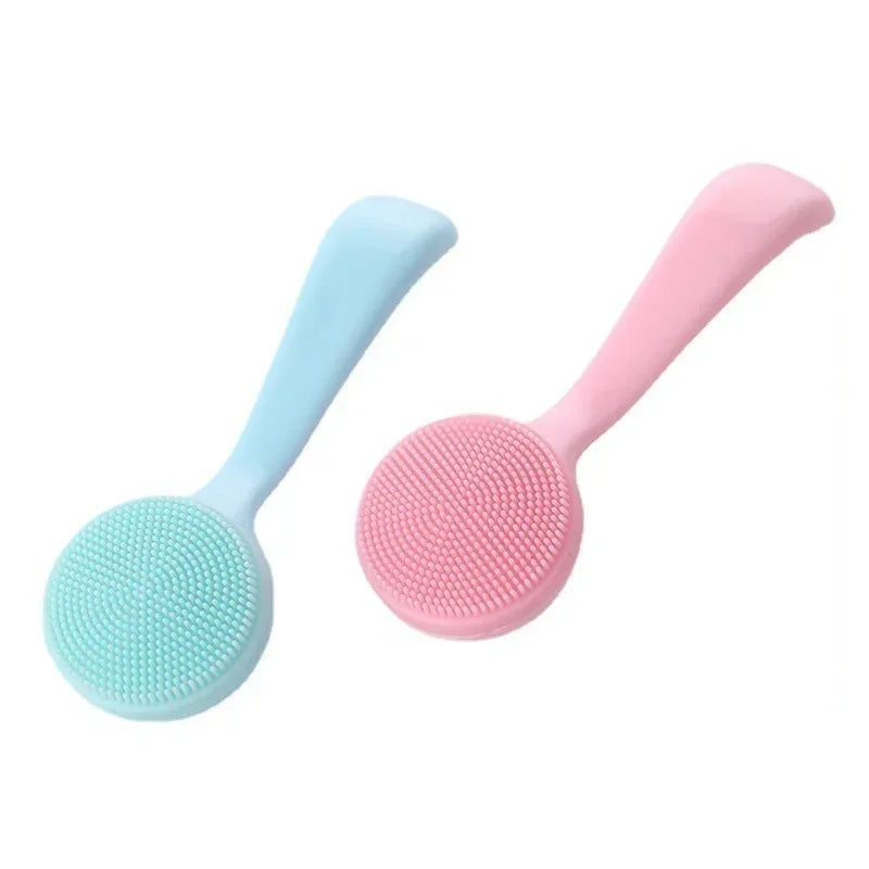 Soft Silicone Facial Cleansing Brush | Makeup & Blackhead Facial Cleansing Brush Peaceful Pleasures Health and Wellness