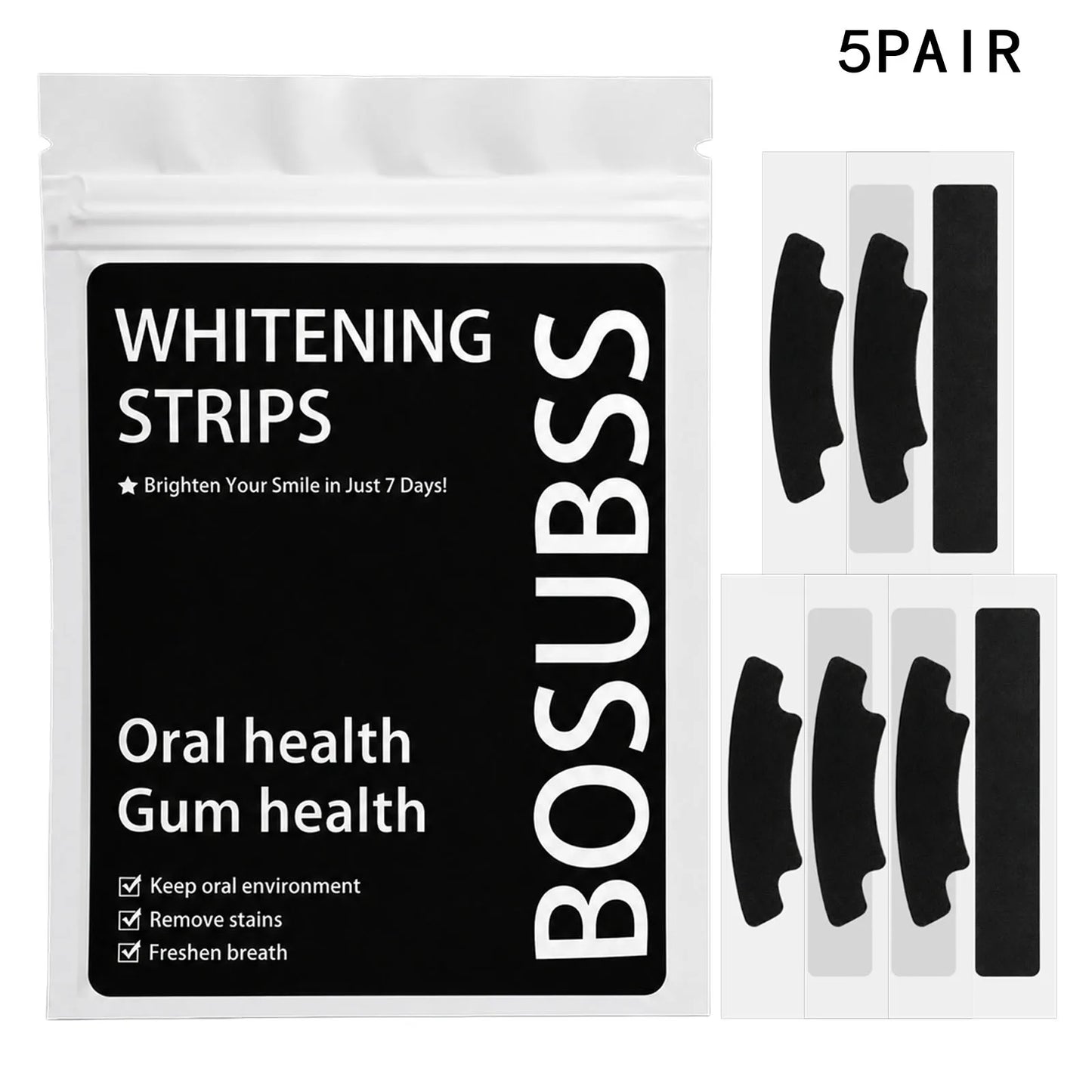 Teeth Brightening Strips 5 Pairs – Daily Smile Care