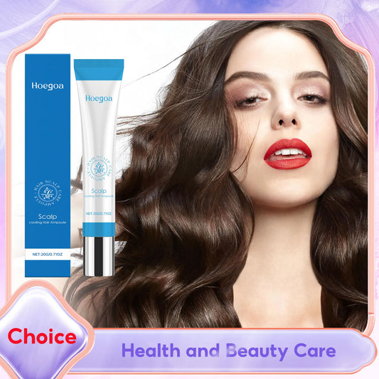 HOEGOA Anti-Frizz Hair Growth Oil Serum Scalp Roller | 20g Hair Growth Serum Peaceful Pleasures Health and Wellness 60g