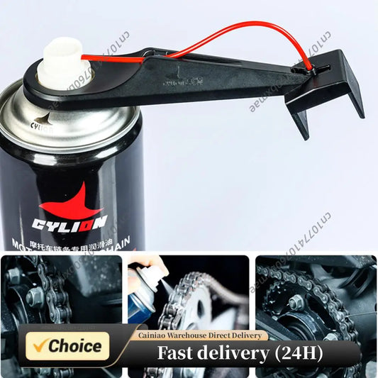Motorcycle Chain Lube Applicator Mess-Free Chain Wax Chain Cleaner Attachment Motorcycle Chain Oil Applicator for Motorcycle Peaceful Pleasures Health and Wellness