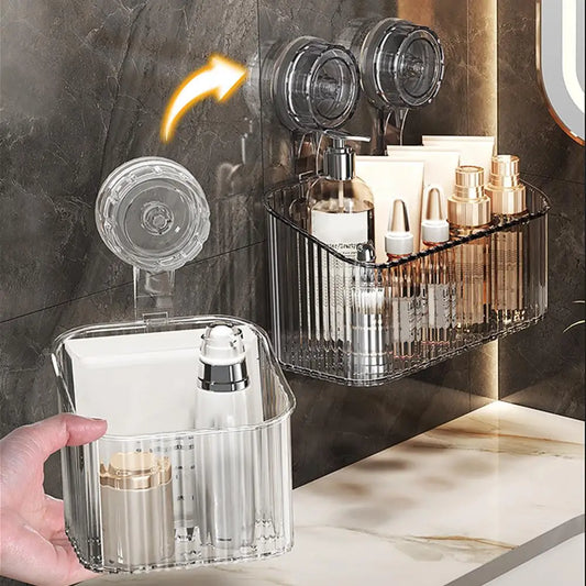 Shower Suction Cup Storage Holder for Bathroom Organization Peaceful Pleasures Health and Wellness
