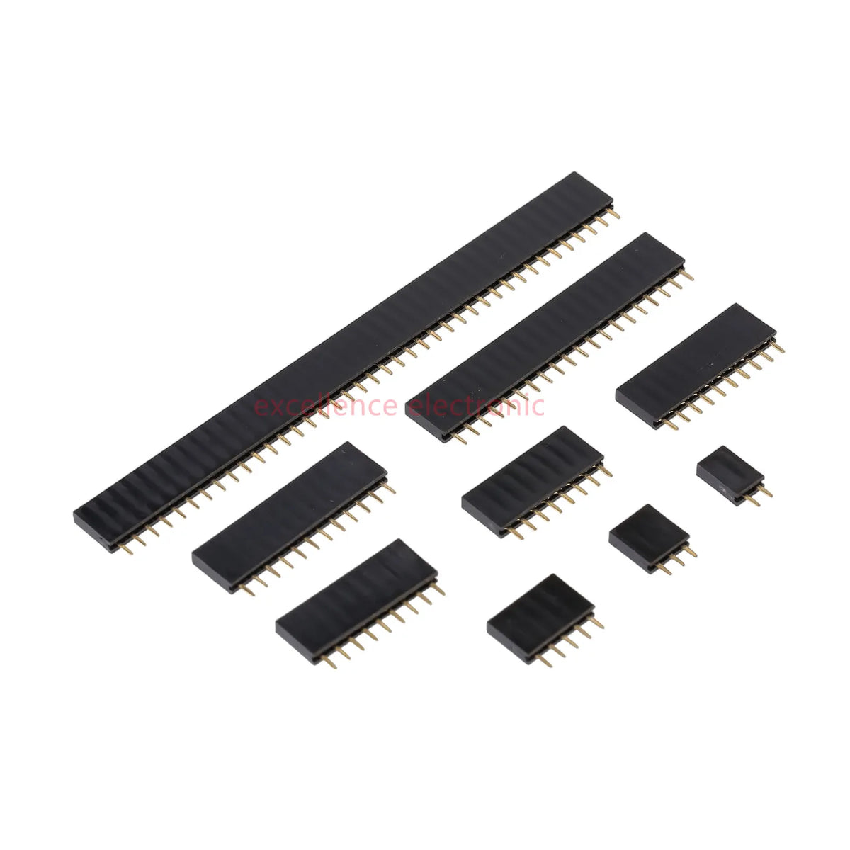 10 Pieces Single Row Pin Female Header Socket Pitch 2.54mm 1*2p 3p 4p 5p 6p 7p 8p 9p 10p 12p 14p 16p 20p 40 Pin Connector Peaceful Pleasures Health and Wellness 2P