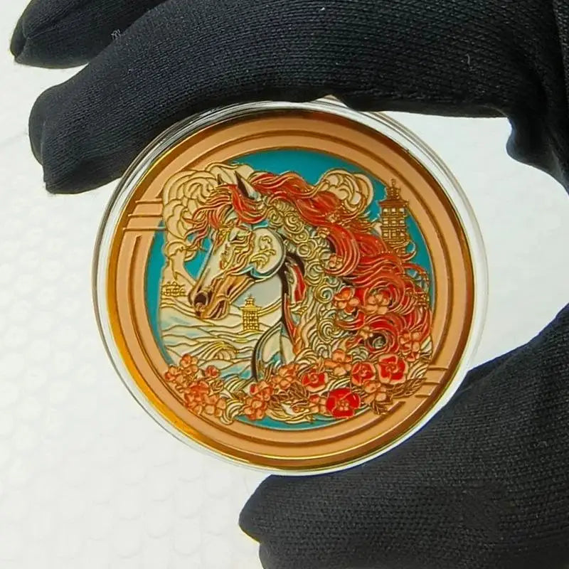 Chinese Zodiac Horse Lucky Coin | Feng Shui Collectible Gift