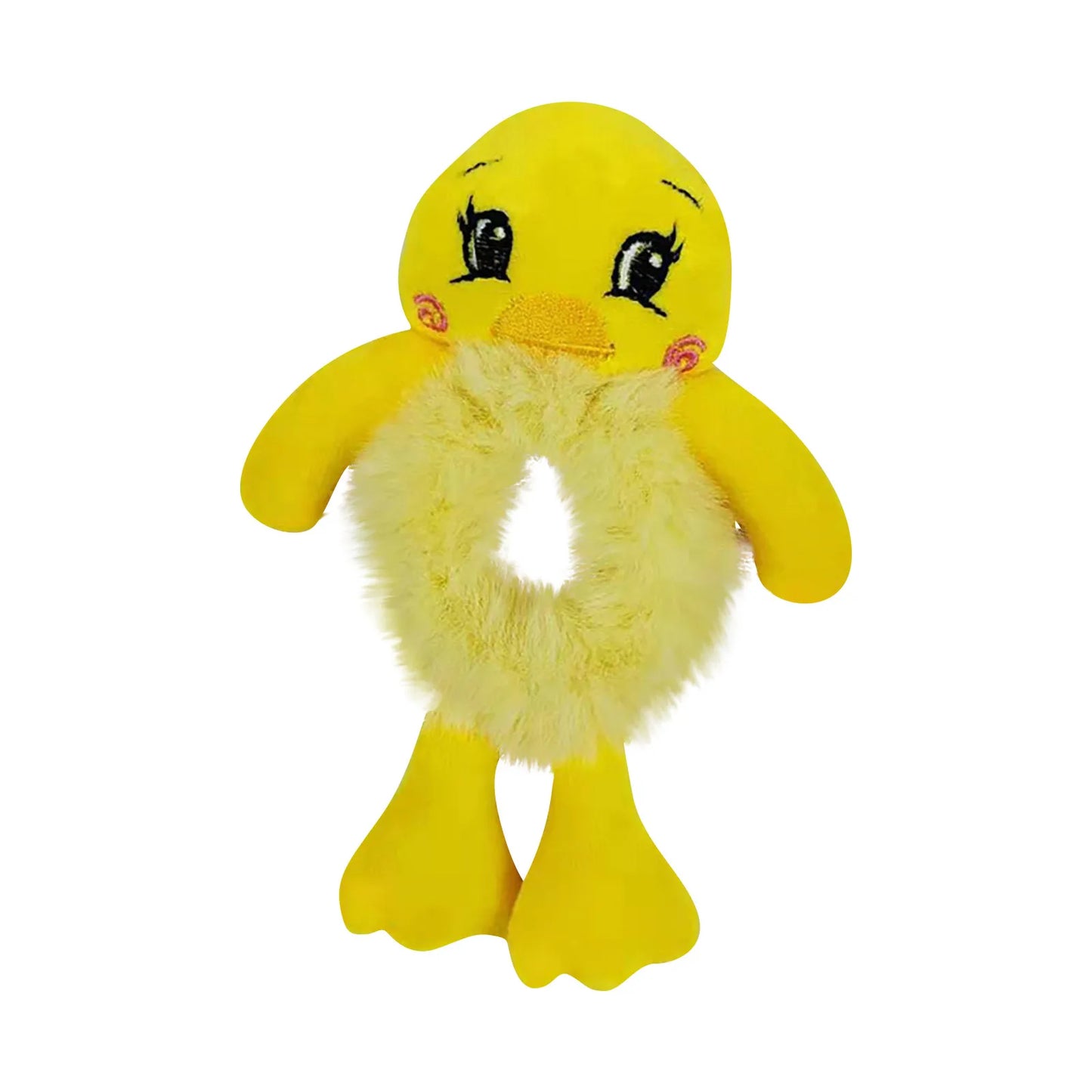 Cute 3D Cartoon Plush Hair Tie for Girls & Women | Ponytail
