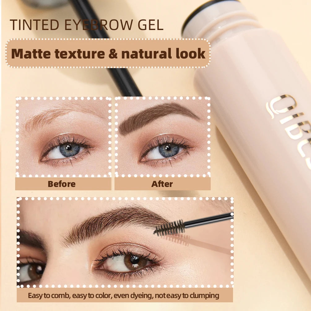 4 Colors Long Lasting Waterproof Eyebrow Mascara Cream Eye Brow Shadow Makeup Beauty Comstic Tools With Brush Dye Eyebrow Gel Peaceful Pleasures Health and Wellness