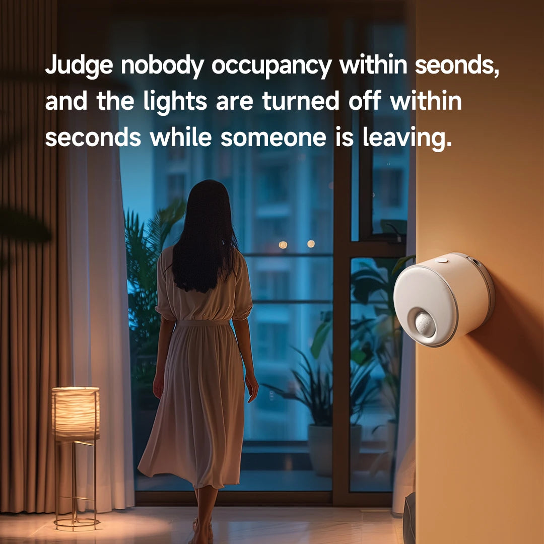 Linptech Smart Human Body Presence Sensor 6M 180° Induction Infrared Pyroelectric Sensor Static Human Body Sensor For Xiaomi APP Peaceful Pleasures Health and Wellness