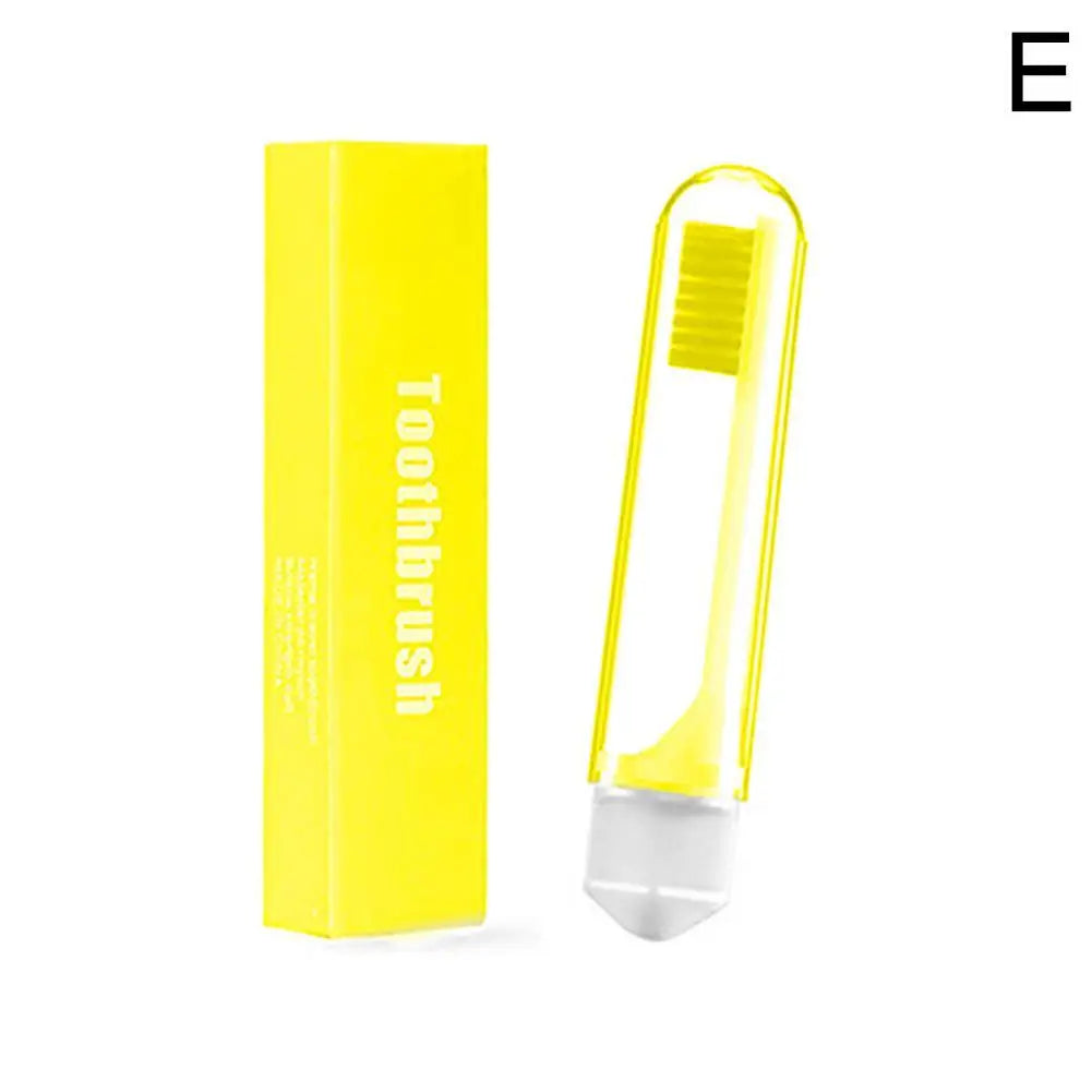Portable Folding Toothbrush for Travel and Outdoor Use Peaceful Pleasures Health and Wellness E
