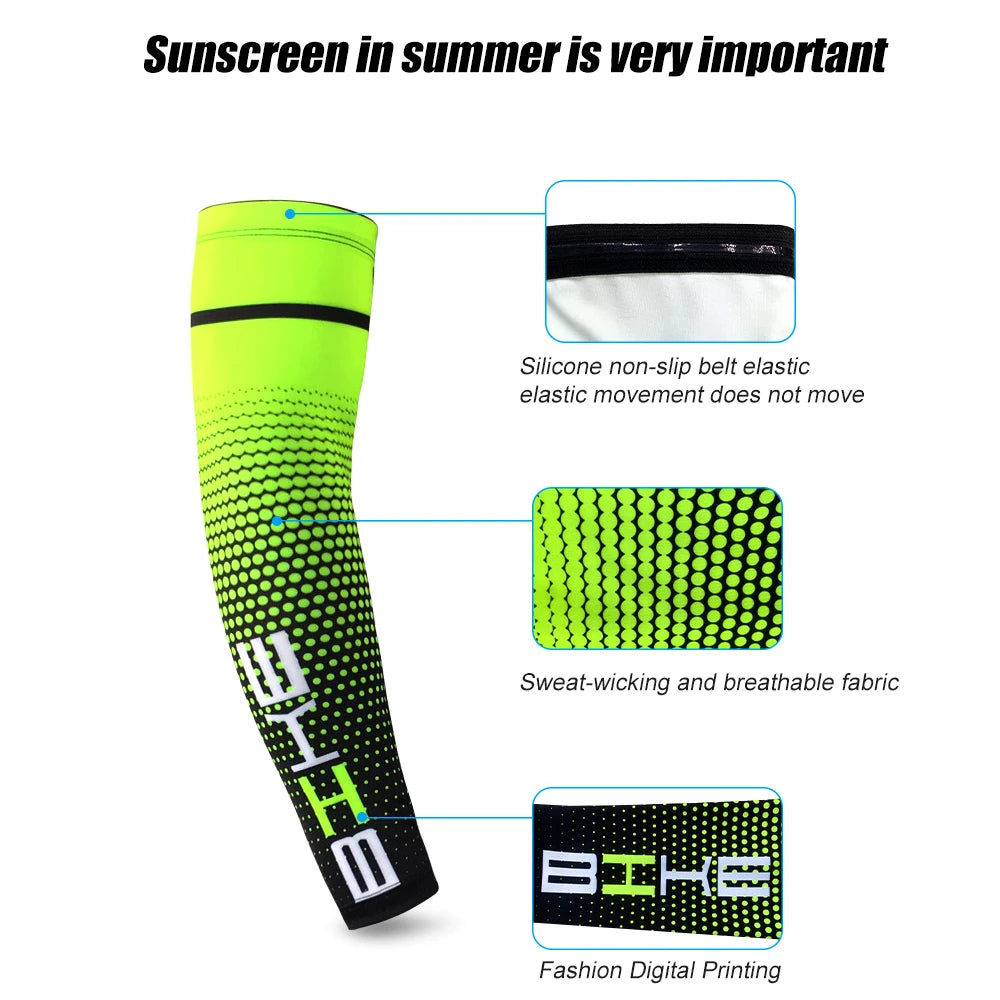 1Pair UV Block Cooling Arm Sleeves for Men & Women, Comfortable Sun Protection Arm Cover for Cycling, Hiking & Daily Wear Peaceful Pleasures Health and Wellness