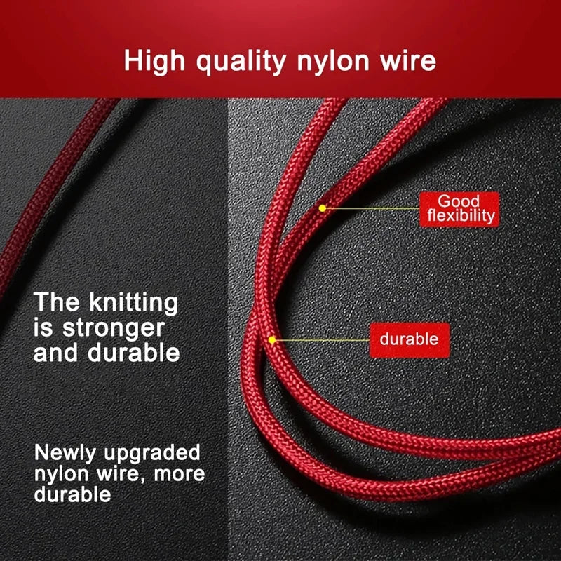 New Fast Charging Cable c Multi Charger Cable Nylon Braided Multiple USB Type-C Universal Charging Cord Adapter Peaceful Pleasures Health and Wellness