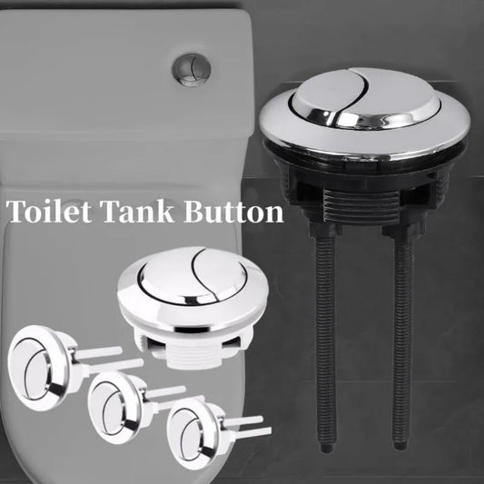 Universal Dual Flush Toilet Tank Button | 38/48/58mm Chrome Toilet Flush Button Oasis Select
