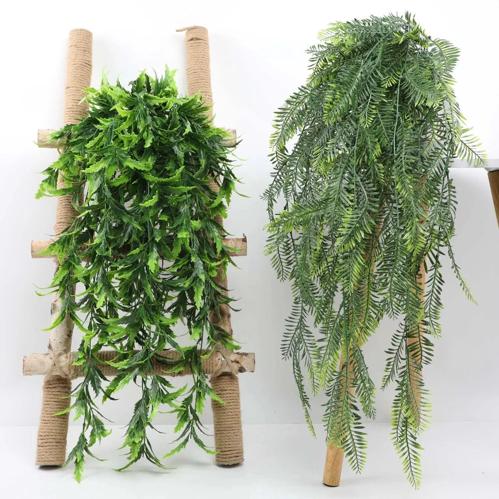 Persian Fern Artificial Hanging Vine – Wall & Balcony Decor