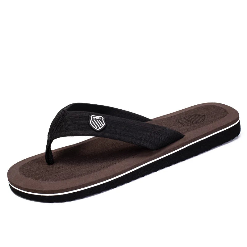 Men's Anti-Slip Flip Flops Beach Sandals & Indoor Slippers