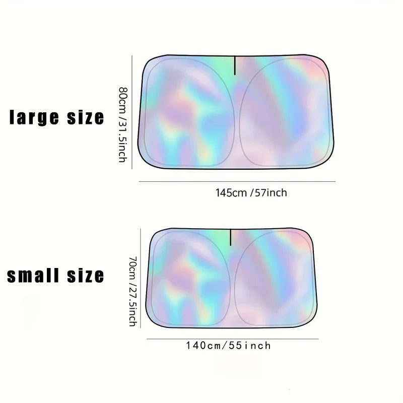 Foldable Car Windshield Sun Shade | UV Reflective Heat Block