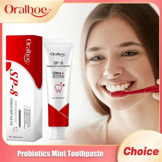 Oralhoe SP-8 Probiotic Whitening Toothpaste 120g | Oral Care Whitening Toothpaste Oasis Select
