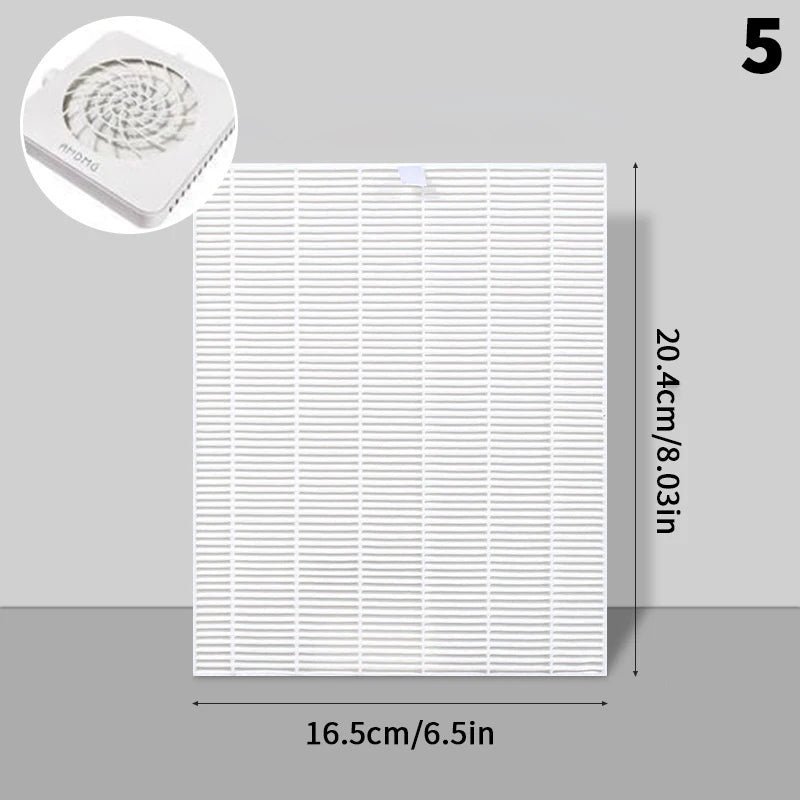 Nail Dust Collector Replacement Filter Nail Vacuum Cleaner Filter Manicure Screen Plate Brushless Nail Dust Extractor Filter Peaceful Pleasures Health and Wellness 5