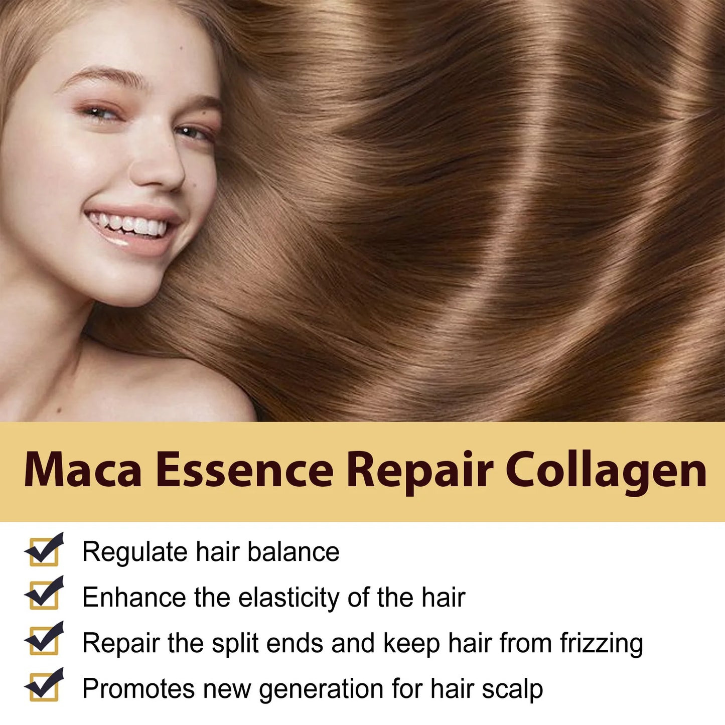 EELHOE Collagen Hair Care Kit for Smooth, Shiny Hair Peaceful Pleasures Health and Wellness