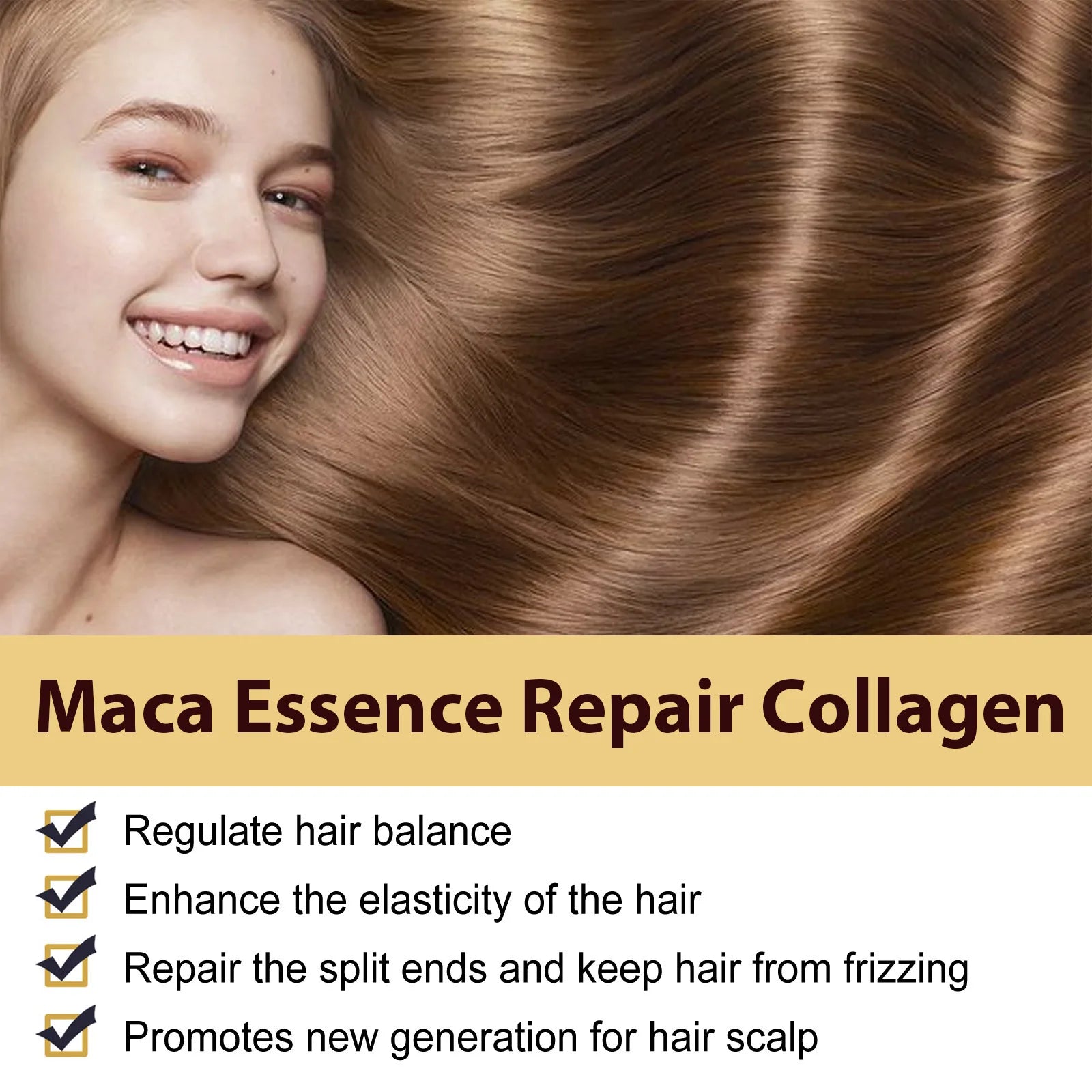 EELHOE Collagen Hair Care Kit for Smooth, Shiny Hair Peaceful Pleasures Health and Wellness