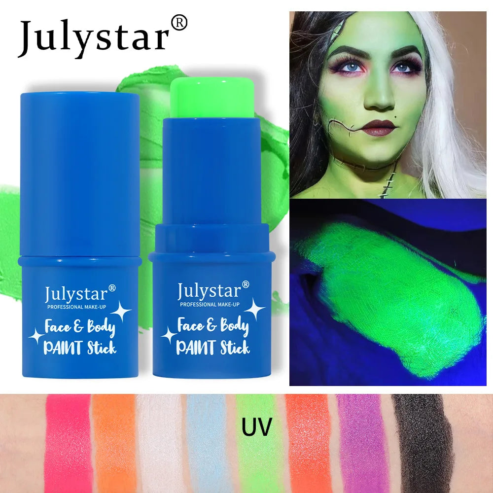8-Color Halloween Face & Body Paint Kit – Kids & Adults