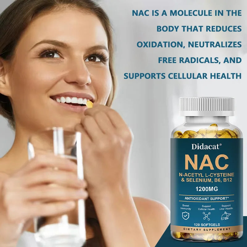 NAC Capsules 120ct | Antioxidant, Detox & Lung Support