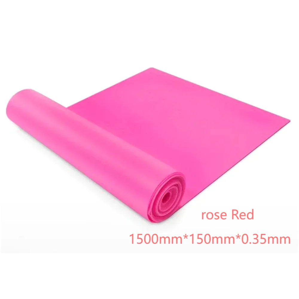Natural Latex Yoga Resistance Band – Pilates & Fitness Training
