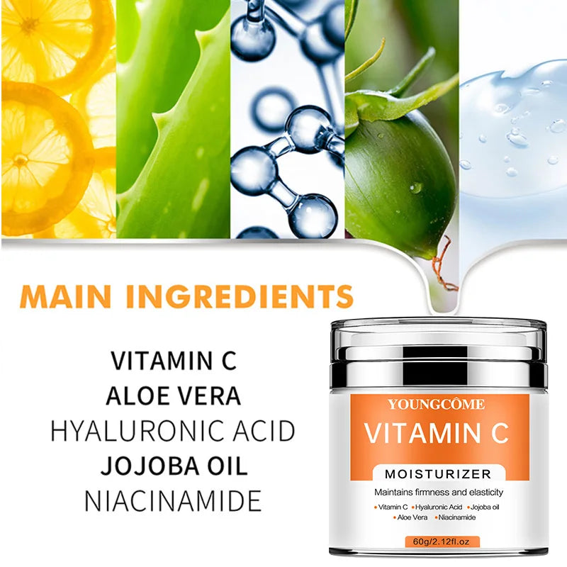 Retinol Face Cream Anti-wrinkle Anti-aging Moisturizing Hyaluronic Acid Vitamin C Facial Cream Skincare Face Whitening Creams Peaceful Pleasures Health and Wellness