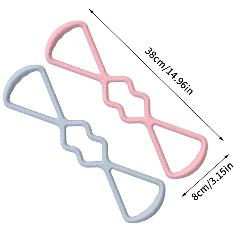 8-Figure Yoga Stretch Strap – Shoulder & Back Flexibility Band