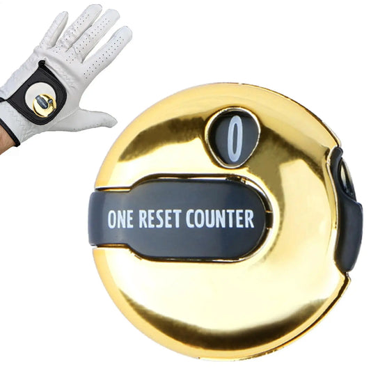 Mini Golf Stroke Counter Clip | Touch Reset Score Keeper Golf Score Counter Peaceful Pleasures Health and Wellness