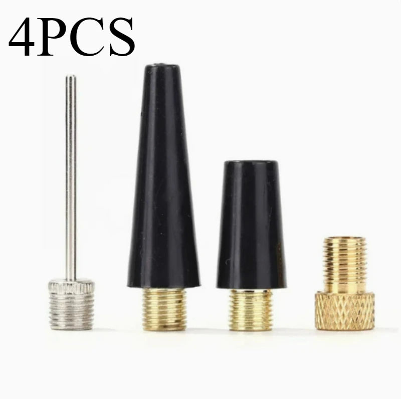 Metal Ball Pump Nozzle & Needle Set – Sports Inflation Kit Ball Pump Needle Set Peaceful Pleasures Health and Wellness 4PCS