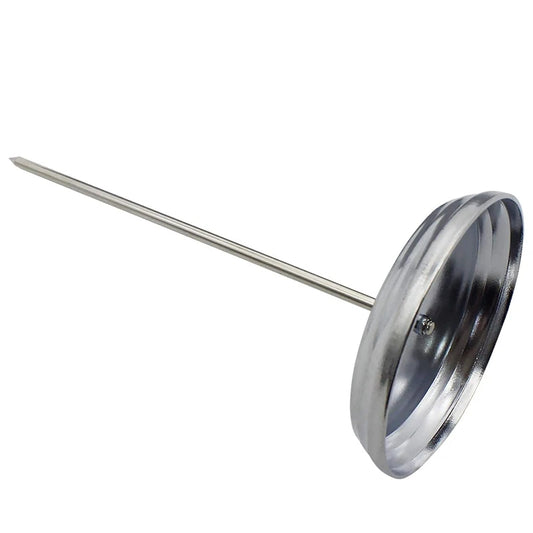 A36T-Restaurant Receipt Holder,Receipt Holder Spike, Check Spindle, 3 Inch Round Base, Desk Straight Rod 5.6 Inch Long 1Pack Peaceful Pleasures Health and Wellness silver