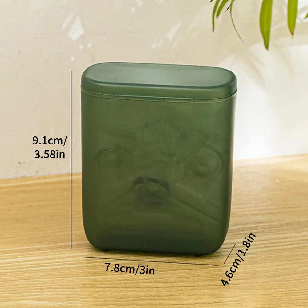 Mini Plastic Storage Box with Lid | Cable & Accessory Organizer
