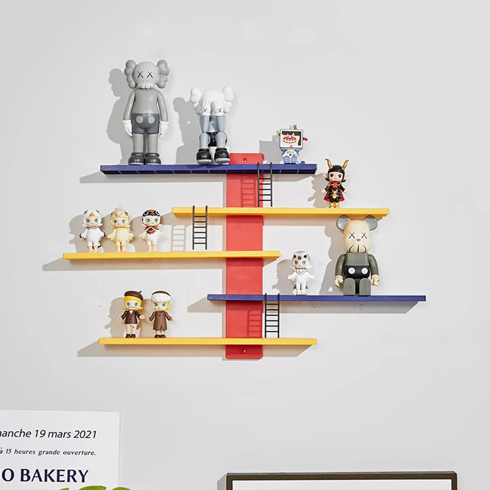 Wall-Mounted Floating Shelf for Figures & Blind Box Collectibles