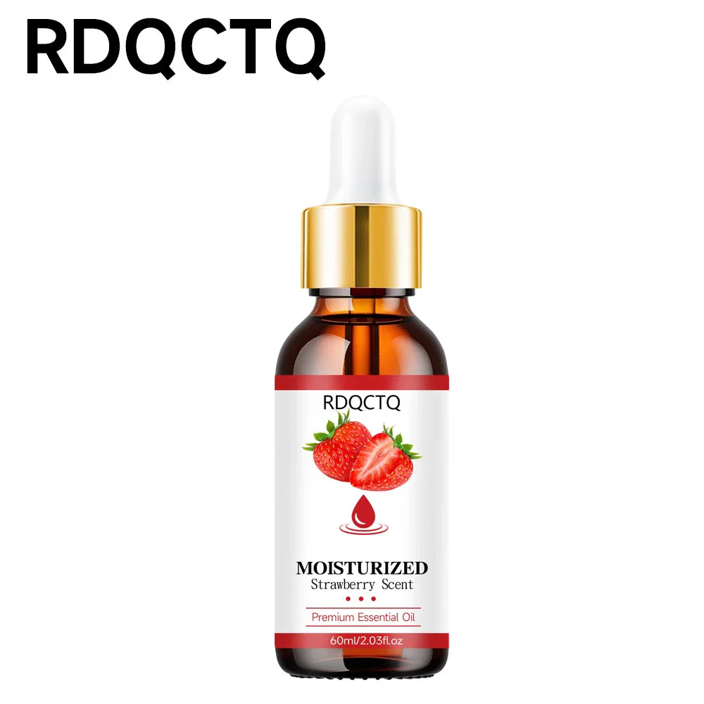 Strawberry Scented Body Massage Oil – Hydrating SPA Skin Care