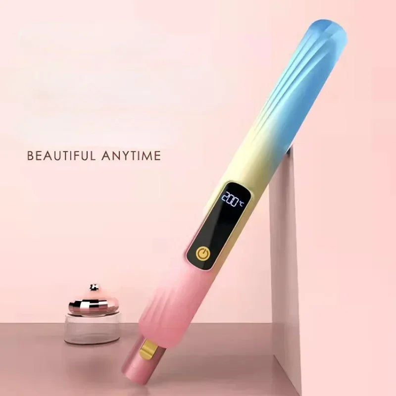 Ceramic 2-in-1 Hair Straightener & Curling Iron | Beard Iron