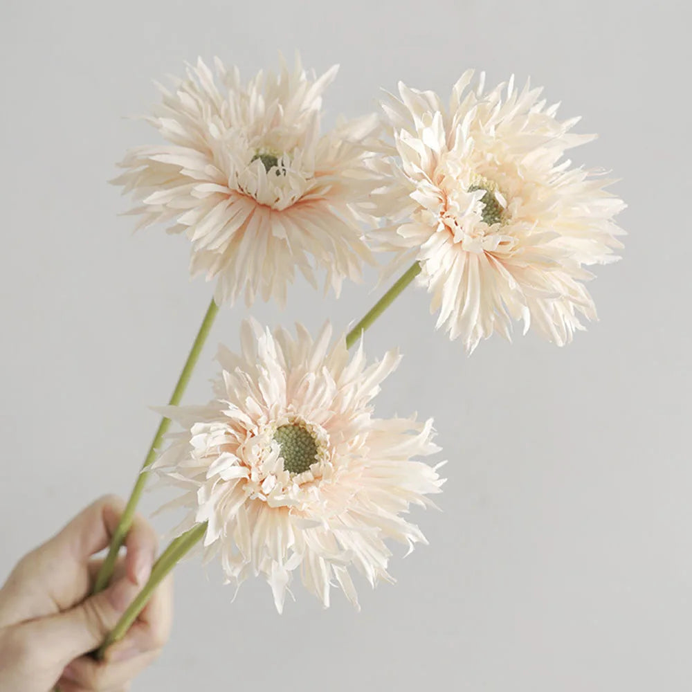 3-Pack PU Daisy Gerbera Artificial Flowers | Home & Wedding Decor