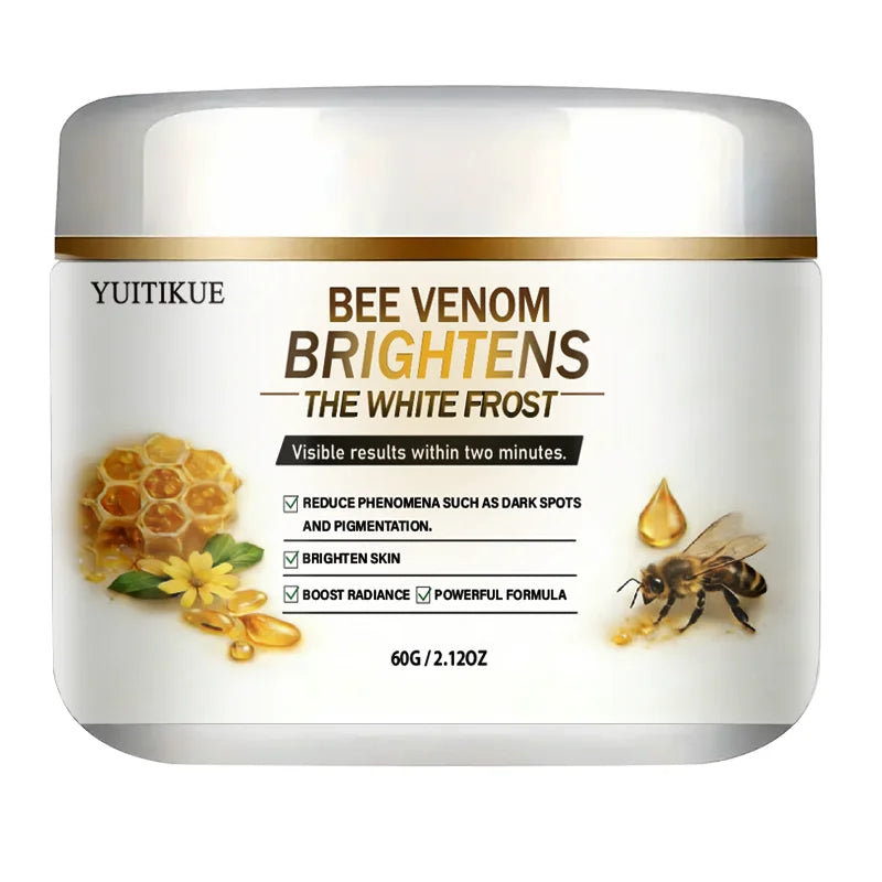 YUITIKUE Bee Venom Brightening Cream 60g Visible Skin Brightener for Dark Spots, Pigmentation & Radiant Skin Tone Peaceful Pleasures Health and Wellness 1pc
