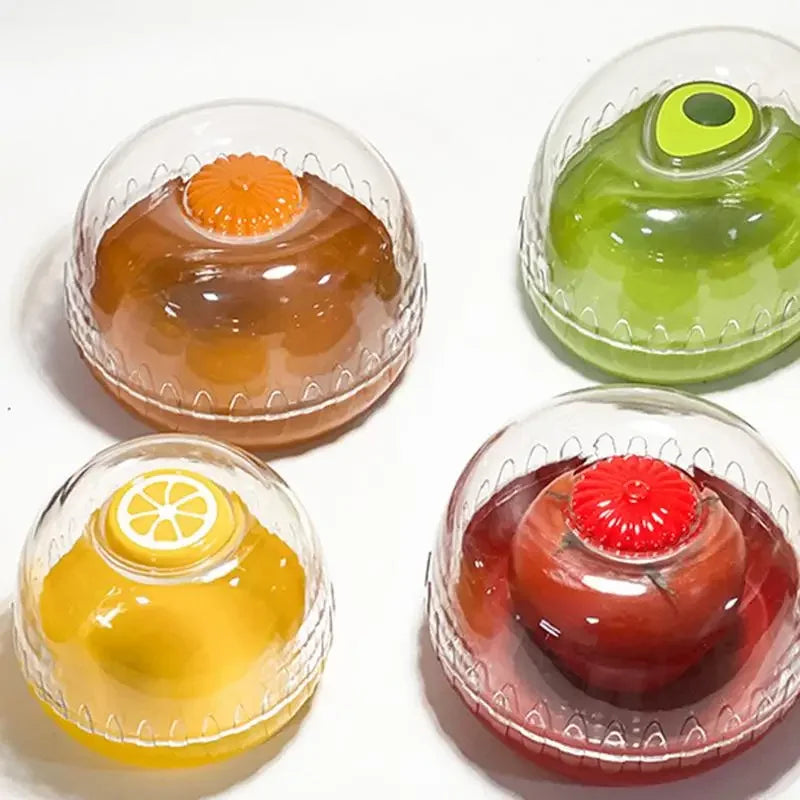 1/4 pcs Hot Sale Fruit Vegetable Fresh box Mini Food Preservation Refrigerator Storage box Vegetable Tray Vegetable Storage Box Peaceful Pleasures Health and Wellness 4PCS