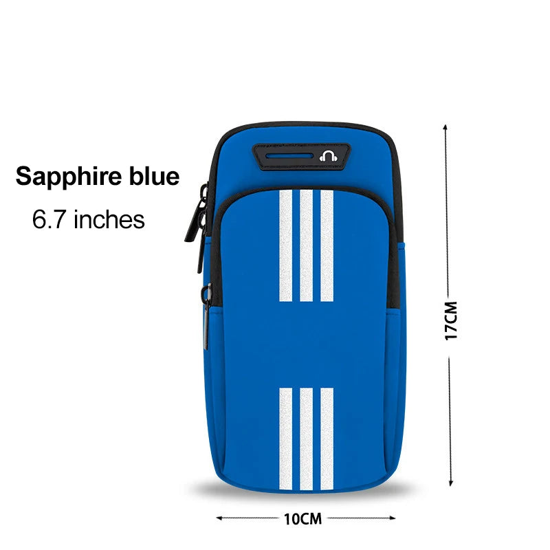 Sports Bag For Mobile Phone Armband For Jogging Cell Phone Accessories Woman mp3/mp4 Bags PU Hand Bag For Running Waterproof Peaceful Pleasures Health and Wellness