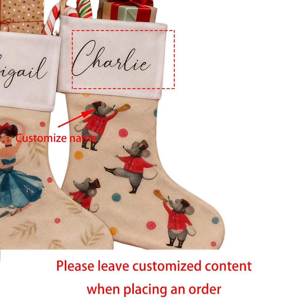 Personalized Nutcracker Christmas Stocking | Custom Family Gift